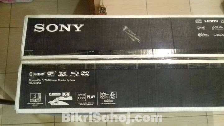 Sony Blu Ray Disc/ DVD Home Theatre System BDV - E6100